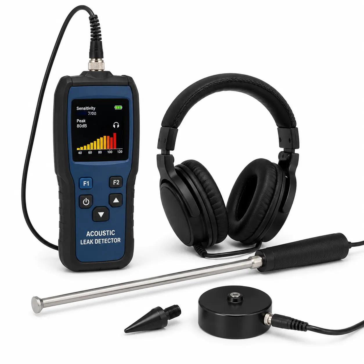 Acoustic Leak Detector used for hidden leak detection